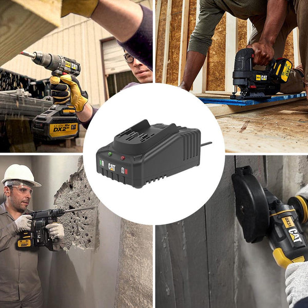 CAT DXC2 18Volt Li - ion ONE FOR ALL Profesyonel Hızlı Akü Şarj Cihazı - Onivias