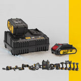 CAT DXC42 18Volt Li - ion ONE FOR ALL Profesyonel İkili Hızlı Akü Şarj Cihazı - Onivias