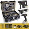 CAT DXK302 DX1010 + DX2150 + DX3131 3 Parça Kombo Set + 39 Parça Aksesuar Seti