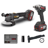 CAT DXKR1SET DX3130B + KUB30.2 18Volt 4.0Ah. Çift Akülü Şarjlı Kömürsüz Profesyonel Ortak Akülü Kombo Set - görsel 2