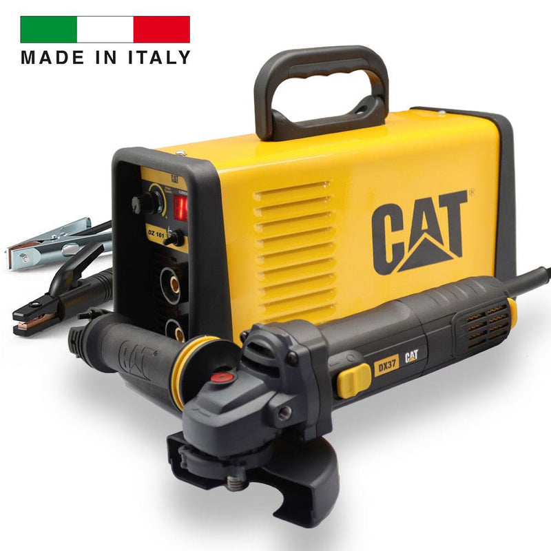 CAT DZ161T 160 Amper TIG LIFT/MMA Çanta Tipi Peşəkar Rəqəmsal İnverter Qaynaq Maşını + CAT DX37 Bucaq Taşıyıcı