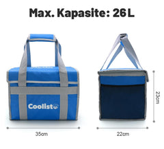 Coolist CL26B 26 Litre Katlanabilir Termos Bez Çanta / Buzluk - Onivias