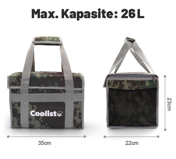 Coolist CL26C 26 Litre Katlanabilir Termos Bez Çanta / Buzluk - Onivias