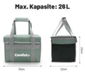 Coolist CL26LG 26 Litre Katlanabilir Termos Bez Çanta / Buzluk - Onivias