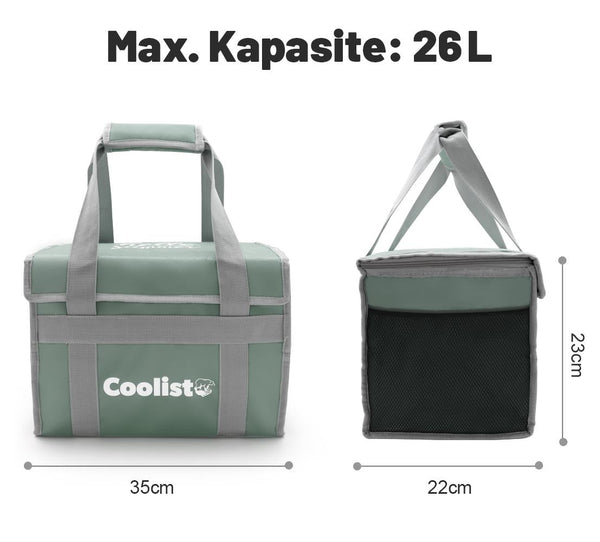 Coolist CL26LG 26 Litre Katlanabilir Termos Bez Çanta / Buzluk - Onivias