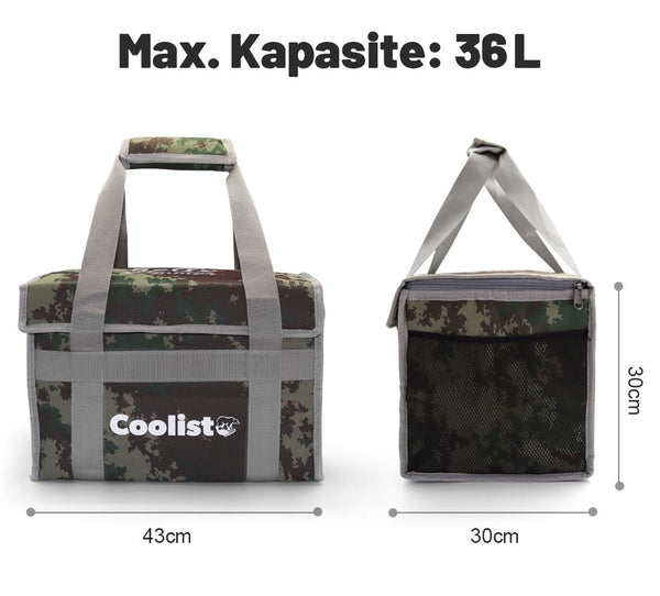 Coolist CL36C 36 Litre Katlanabilir Termos Bez Çanta / Buzluk - Onivias
