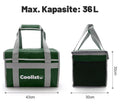 Coolist CL36G 36 Litre Katlanabilir Termos Bez Çanta / Buzluk - Onivias