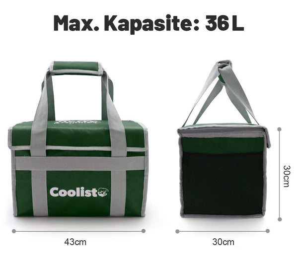 Coolist CL36G 36 Litre Katlanabilir Termos Bez Çanta / Buzluk - Onivias