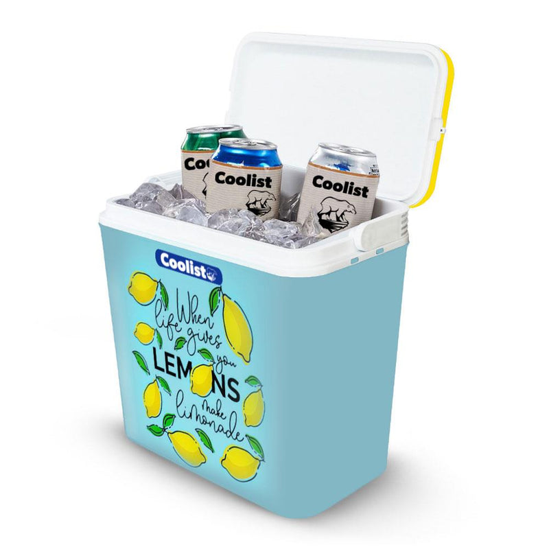 Coolist CLB24LM 24 Litr Limon Naxışlı Buz Kabı + 2 Parça 400qr Buz Qabları