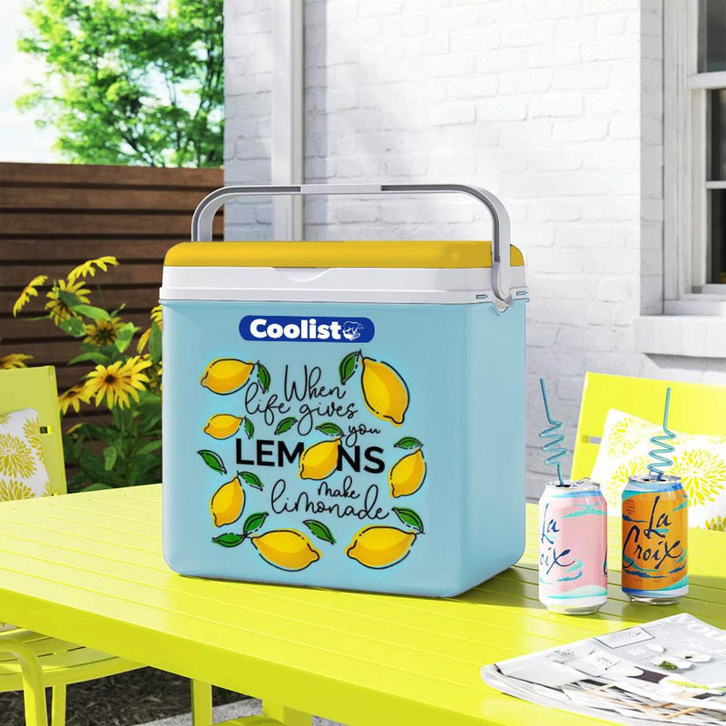 Coolist CLB24LM 24 Litr Limon Naxışlı Buz Kabı + 2 Parça 400qr Buz Qabları