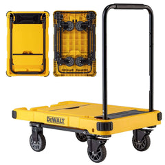 DEWALT DWT710 200Kg Profesyonel Katlanabilir Dört Tekerlekli Yük ve Paket Taşıma Arabası - Onivias