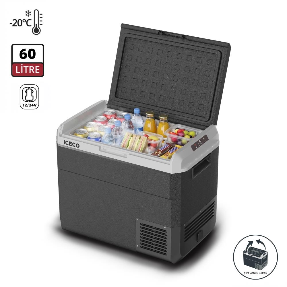 ICECO MCD60D 12/24Volt 60 Litre Kompresörlü Outdoor Oto Buzdolabı