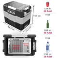 ICECO YCD60S 12/24Volt 56 Litr Xarici Kompressor Avtomobil Soyuducu