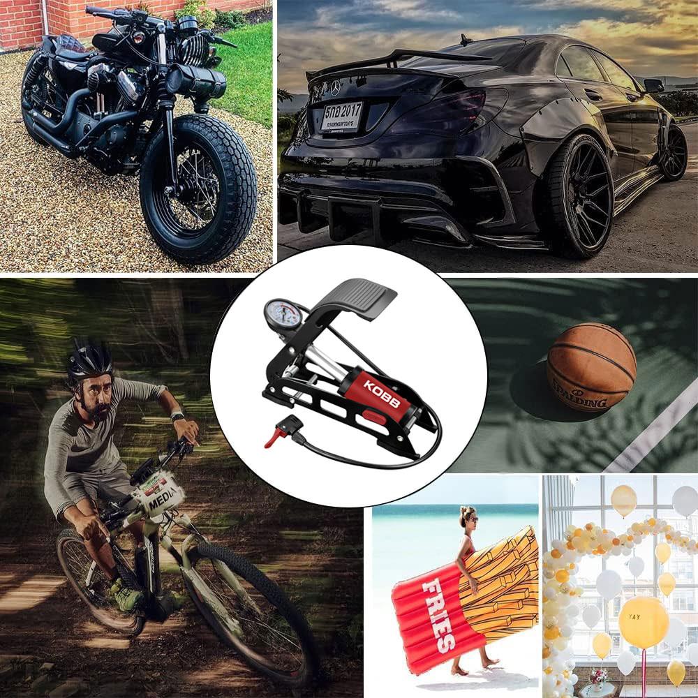 KOBB KB0901 87PSI Analog Basınç Göstergeli Ayak Pompası - Onivias