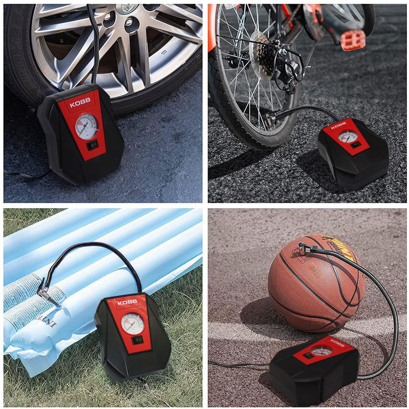 KOBB KB100 12Volt 100 PSI Analoq Ekran Hava Təkər Doldurma Pompası