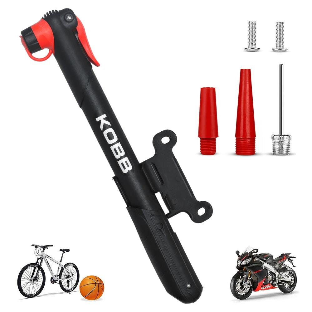 KOBB KB21 87 PSI Bisiklet Lastik Şişirme Taşınabilir Mini El Pompası + Bisiklet Montaj Aparatı - Onivias