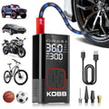 KOBB KB412 Li - ion Şarjlı 150 PSI Dijital Göstergeli Akıllı Lastik Şişirme Pompası+ Powerbank + SOS + Led Lamba - Onivias