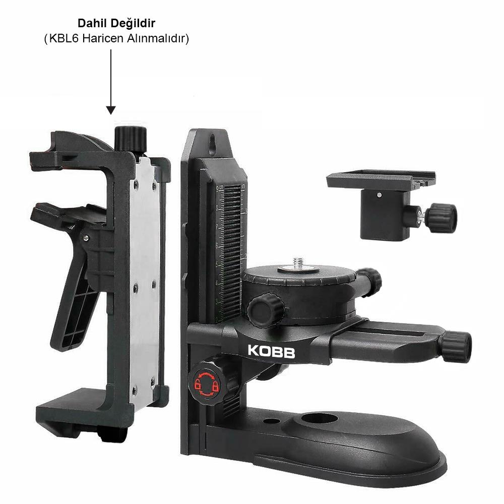 KOBB KBL10 Mıknatıslı Hassas Ayarlanabilir Lazer Hizalama Aparatı - Onivias