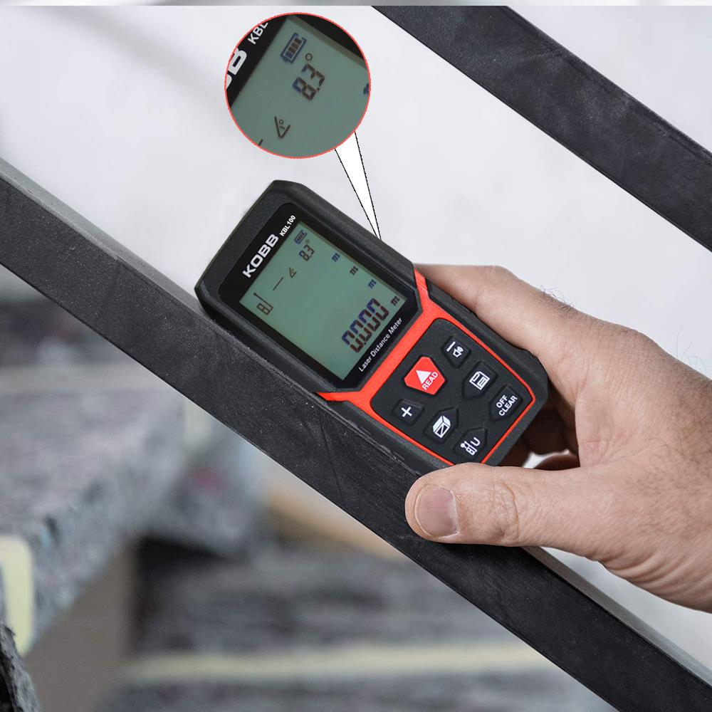 KOBB KBL100 100m Profesyonel Li - ion Şarjlı Lazer Metre - Onivias