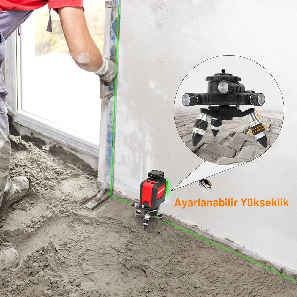 KOBB KBL2 Üç Eksenli Hassas Ayarlanabilir Lazer Hizalama Tripodu - Onivias