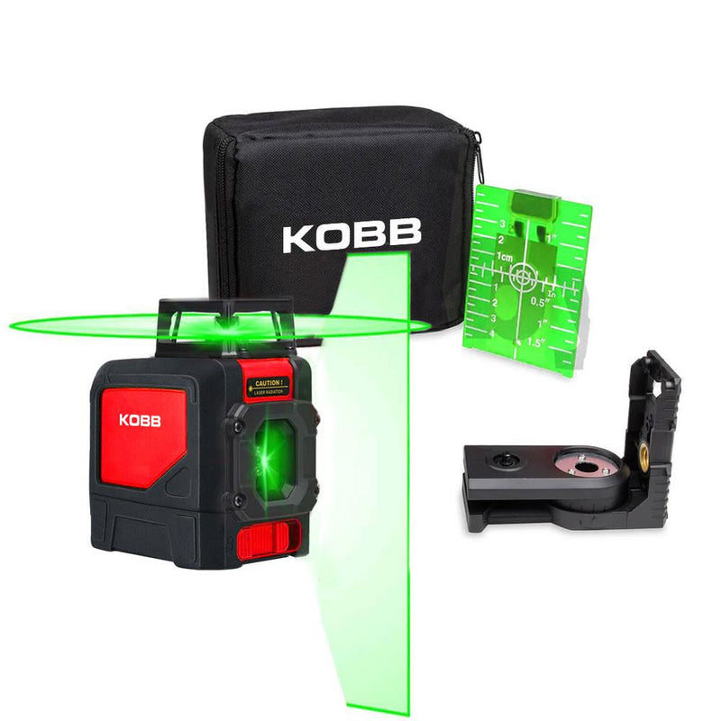 KOBB KBL30G 25 Metr Professional Horizontal 360° və Şaquli Avtomatik Hizalama Yaşıl Çapraz Xətt Lazer Distomat