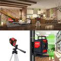 KOBB KBL30G 25 Metre Profesyonel Yatay 360° ve Dikey Otomatik Hizalamalı Yeşil Çapraz Çizgi Lazer Distomat - Onivias