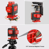 KOBB KBL35GTP Profesyonel Li - ion Şarjlı 4X360⁰ Otomatik Hizalamalı Yeşil Çapraz Çizgi Lazer Distomat+Tripod - Onivias