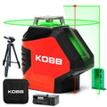 KOBB KBL88GTP 25M Profesyonel Yatay 360° ve Dikey Otomatik Hizalamalı Nokta Şakül ve Yeşil Çapraz Çizgi Lazer - Onivias
