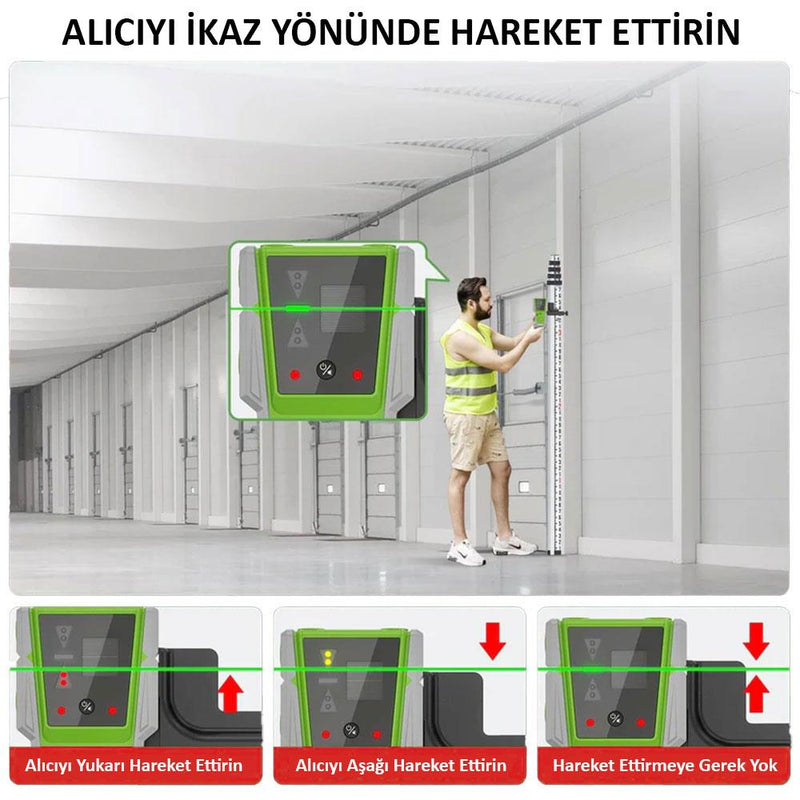 KOBB KBL8RG 60M Lazer Hizalama Detektoru