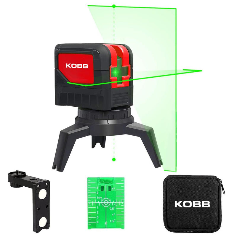 KOBB KBL92G 30M Professional Üfüqi və Şaquli Avtomatik Hizalama Yaşıl Çapraz Xətt Lazeri, Nöqtə Plumb Lazeri Distomat 