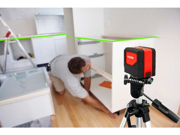 KOBB KBL92GTP 30M Profesyonel Yatay ve Dikey Otomatik Hizalamalı Yeşil Çapraz Çizgi Lazer,Noktalı Şakül Lazer Distomat - Onivias