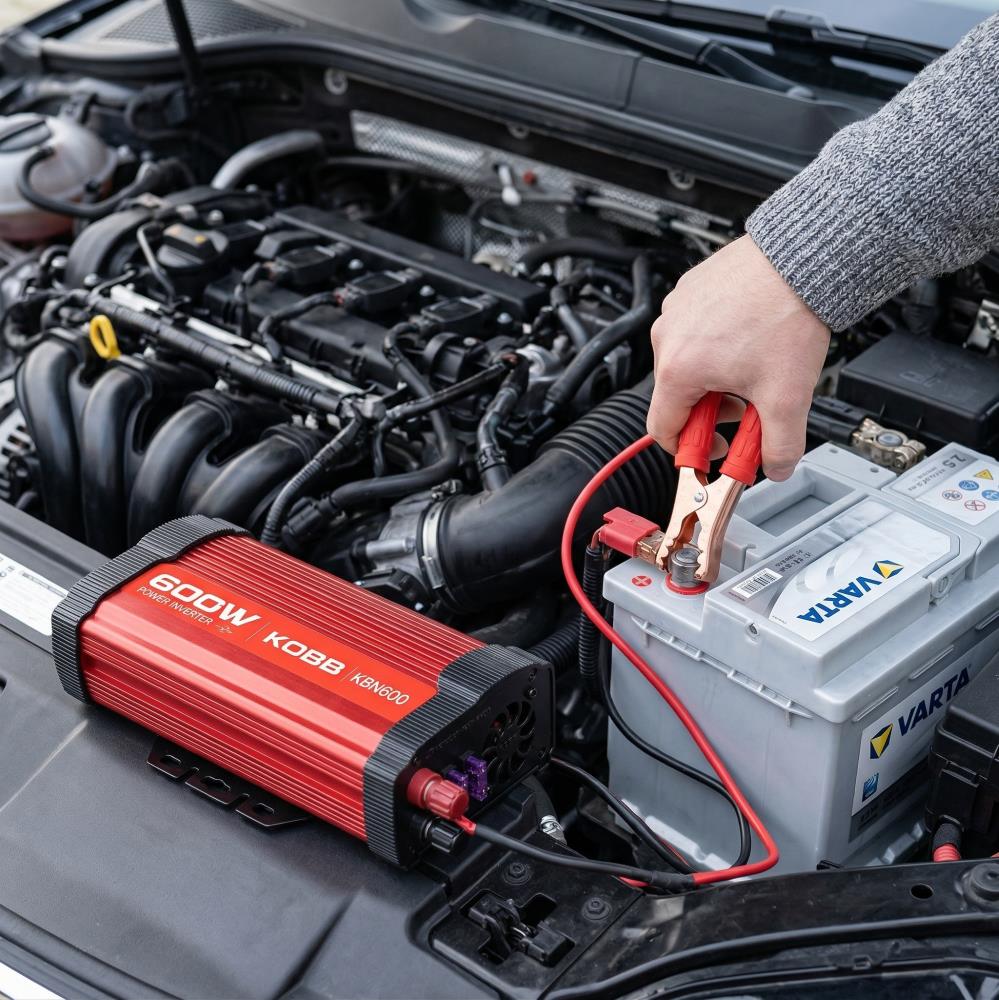 KOBB KBN600 12V/220V 600Watt Modifiye Sinüs Dönüştürücü İnvertör - görsel 8