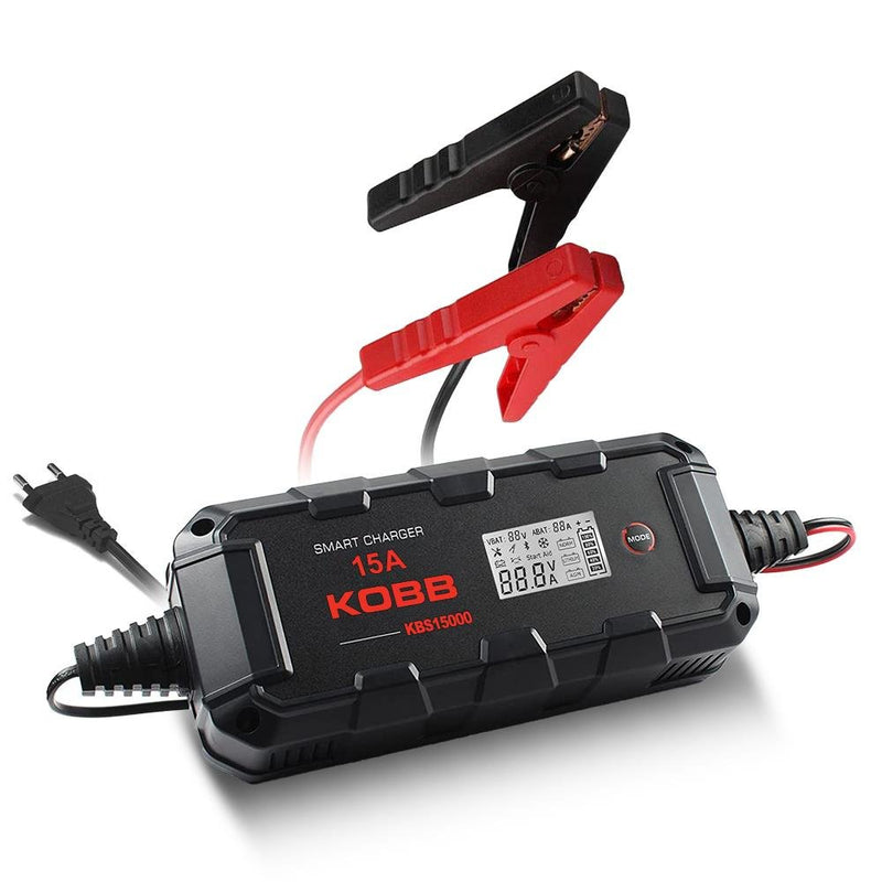 KOBB KBS15000 6V/12V/24V 300A Ağıllı Rəqəmsal Batareya Doldurma Cihazı və Batareyaya Baxım/Desulfator