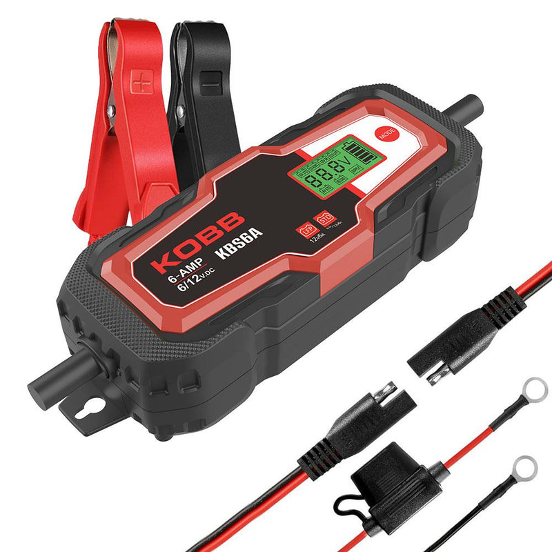 KOBB KBS6A 6/12V 150A Rəqəmsal Batareya Doldurma Cihazı / Batareyaya Baxım / Desulfator və Enerji Təchizatı