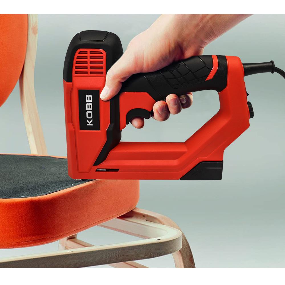 KOBB KBZ200B 8 - 16mm Zımba ve 15 - 16mm Profesyonel Çivi Çakma Makinesi + 3000 adet Yedek Zımba ve Çivi - Onivias