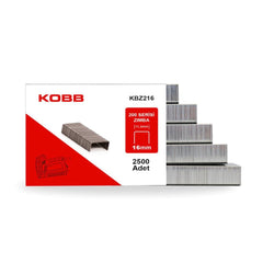 KOBB KBZ216 16mm 2500 Adet 200 Serisi Ağır Hizmet Tipi Zımba Teli - Onivias