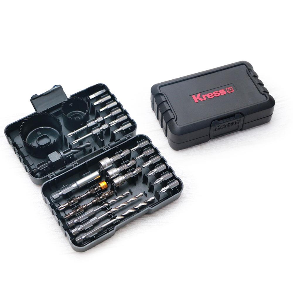 Kress KA1500 26 Parça Profesyonel Delme/Vidalama/Panç Seti - Onivias