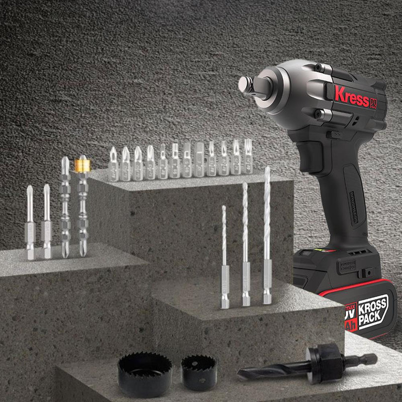 Kress KA1500 26 Parça Peşəkar Qazma/Vidalama/Zımba Dəsti