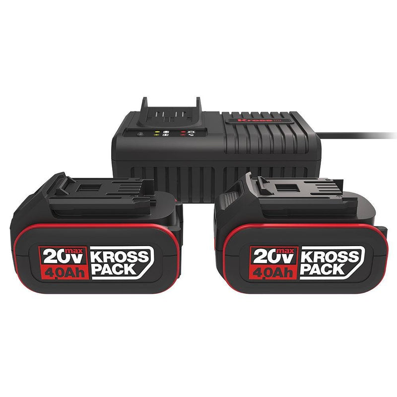 Kress KAD21 20Volt 4.0Ah Li-ion KrossPack 2 Batareya və Batareya Doldurma Cihazı