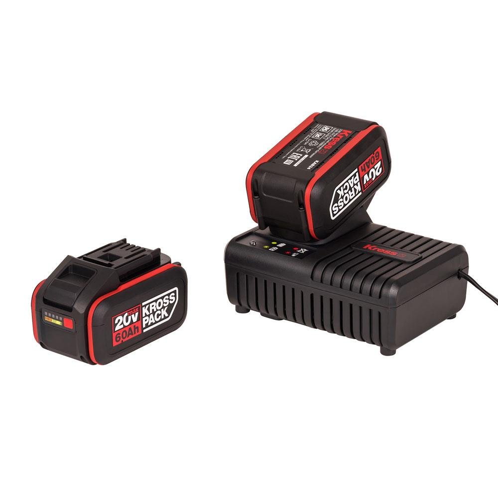 Kress KAD22 20Volt 6.0Ah Kross Pack Li - ion Çift Akü ve Akü Şarj Cihazı - Onivias
