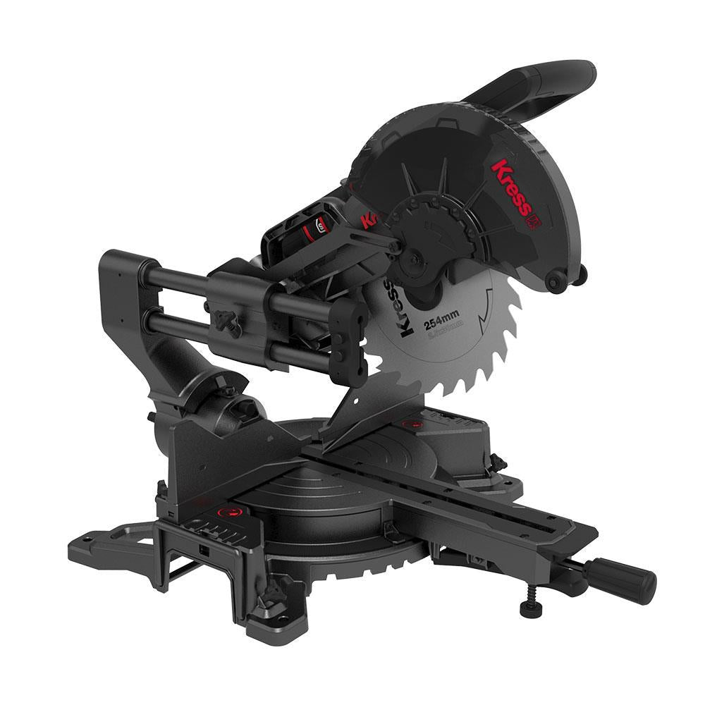 Kress KH483.9 40Volt 1400W 254MM Kömürsüz Kızaklı Bluetooth Bağlantılı Profesyonel Gönye Kesme (Akü Dahil Değildir) - Onivias