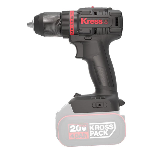 Kress KUA71.91 20Volt Kömürsüz Profesyonel Şarjlı Matkap (Akü Dahil Değildir) - Onivias