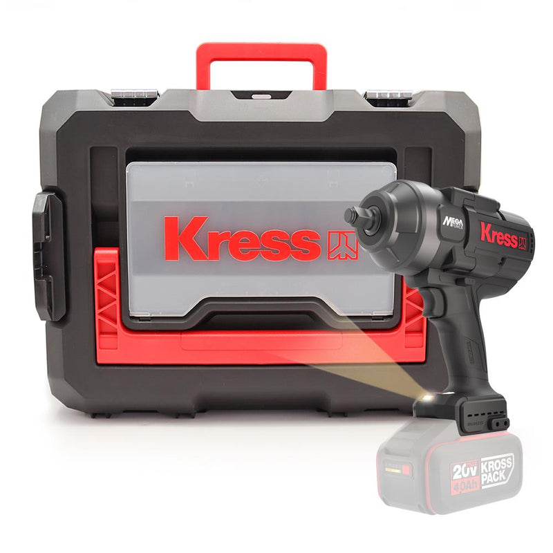 Kress KUB33.91 20Volt 1300Nm Fırçasız Professional Simsiz Zərbə Açarı (Batareya Daxil deyil)
