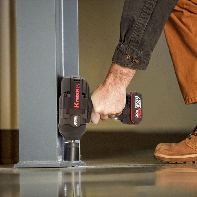 Kress KUB33.91 20Volt 1300Nm Fırçasız Professional Simsiz Zərbə Açarı (Batareya Daxil deyil)