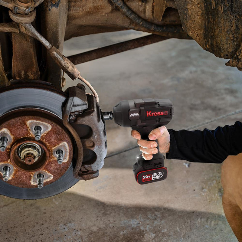 Kress KUB33.91 20Volt 1300Nm Fırçasız Professional Simsiz Zərbə Açarı (Batareya Daxil deyil)