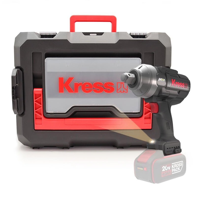 Kress KUB35.91 20Volt 1700Nm Fırçasız Professional Simsiz Zərbə Açarı (Batareya Daxil deyil)