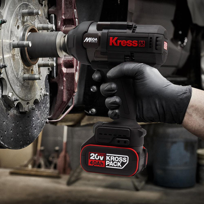 Kress KUB35.91 20Volt 1700Nm Fırçasız Professional Simsiz Zərbə Açarı (Batareya Daxil deyil)