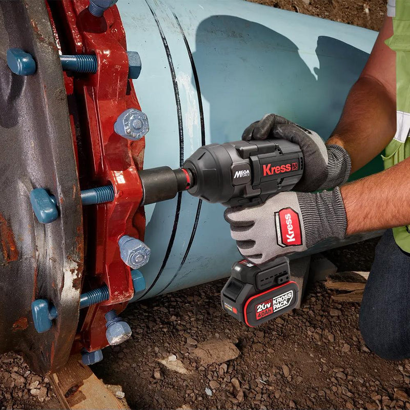 Kress KUB35.91 20Volt 1700Nm Fırçasız Professional Simsiz Zərbə Açarı (Batareya Daxil deyil)