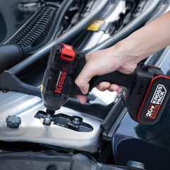 Kress KUB60.2 20Volt 4.0Ah Li - ion Çift Akülü 230Nm Kömürsüz Profesyonel Şarjlı Darbeli Tornavida - Onivias