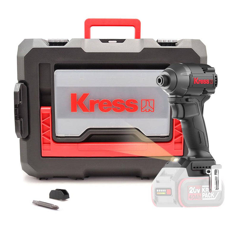 Kress KUB61.91 20Volt 230Nm Fırçasız Professional Doldurula bilən Avtomatik Zərbəli Tornavida (Batareya Daxil deyil)